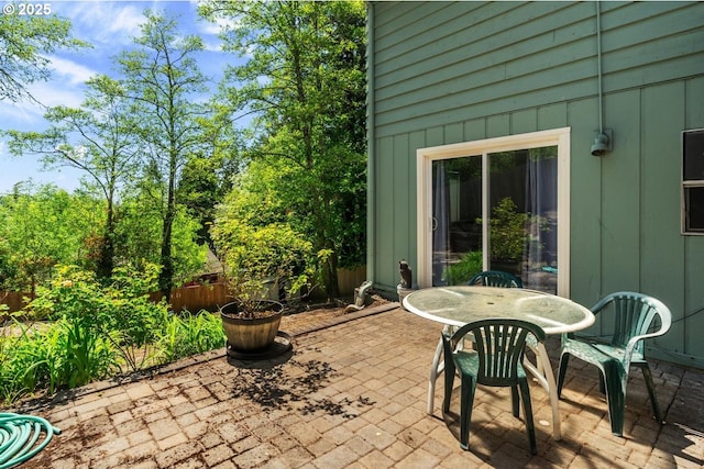 5944 SW Wilbard St, Portland, OR 97219 - view of patio / terrace with outdoor dining area