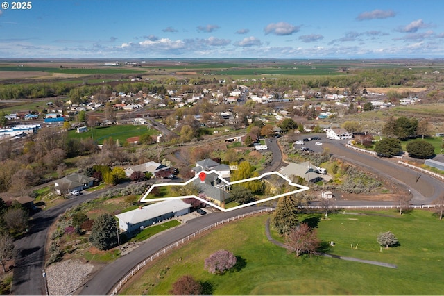 birds eye view of property featuring a residential view