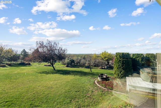 view of yard