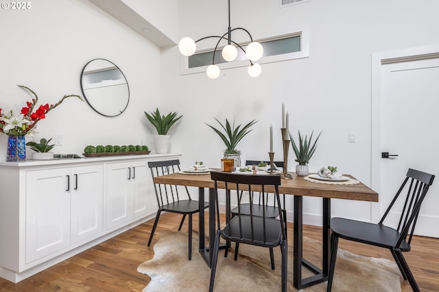 1236 Parkside Ave, Forest Grove, OR 97116 - dining area featuring wood finished floors and a chandelier