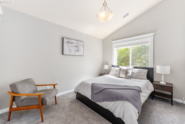 4952 SW Wentworth Ter, Beaverton, OR 97078 - carpeted bedroom with baseboards and vaulted ceiling