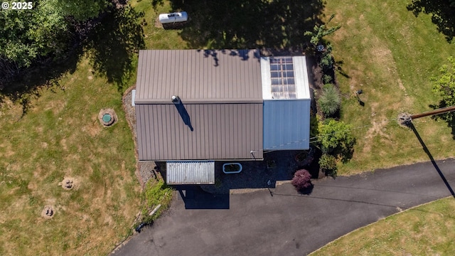 view from above of property