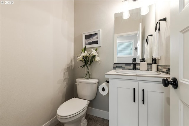 209 W Barbaras Way, Newberg, OR 97132 - bathroom featuring vanity and tasteful backsplash