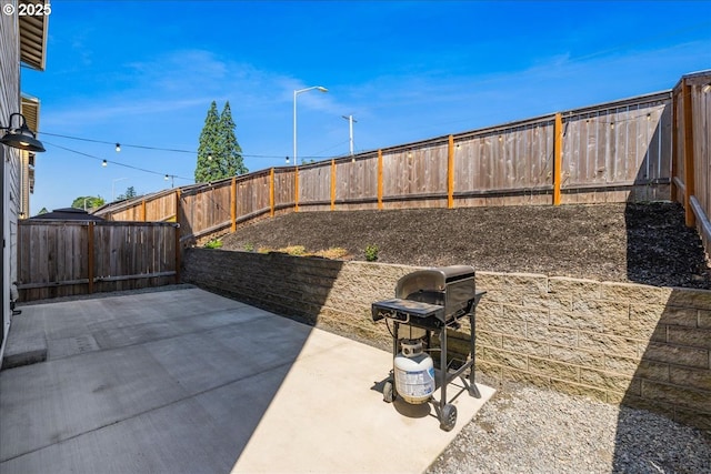209 W Barbaras Way, Newberg, OR 97132 - fenced backyard with a patio and grilling area