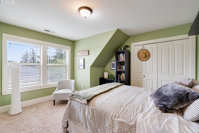 15475 SW Brighton Way, Beaverton, OR 97007 - bedroom with carpet floors, baseboards, and a closet