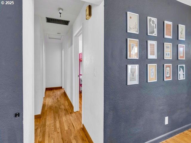 3185 14th Ave, Albany, OR 97322 - corridor with wood finished floors and baseboards