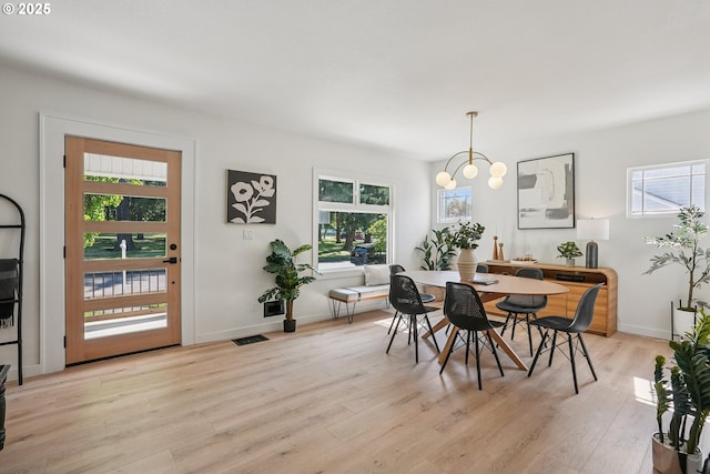 2615 N Gammans Pl, Portland, OR 97217 - dining space featuring healthy amount of natural light and light wood-type flooring