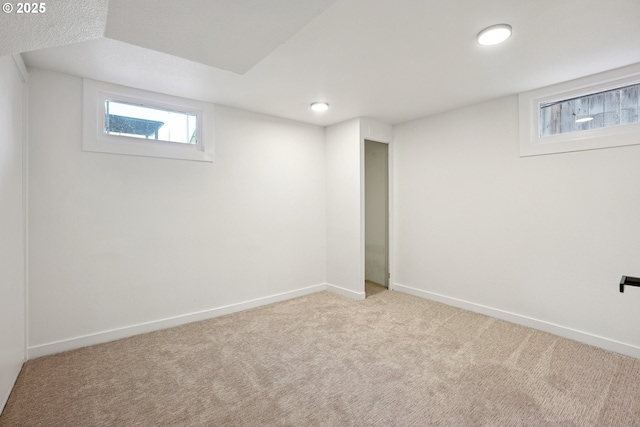 2615 N Gammans Pl, Portland, OR 97217 - basement featuring carpet floors and recessed lighting
