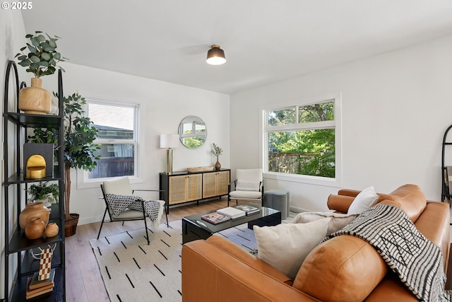 2615 N Gammans Pl, Portland, OR 97217 - living room featuring light wood finished floors
