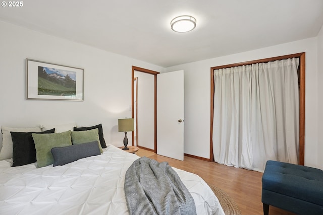 10544 SE Home Ave, Milwaukie, OR 97222 - bedroom with light wood-style flooring and baseboards
