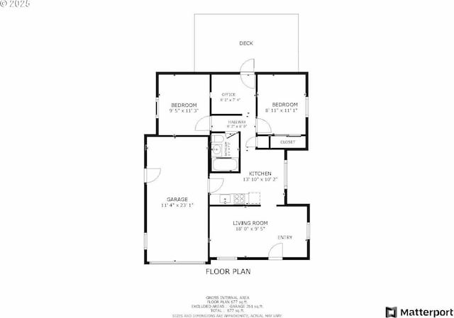 10544 SE Home Ave, Milwaukie, OR 97222 - view of property floor plan