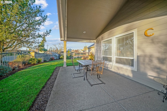 view of patio