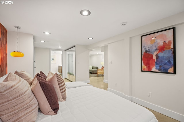 2942 NE 34th Ave, Portland, OR 97212 - bedroom with recessed lighting and baseboards