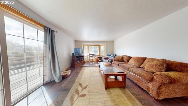 living room with light wood finished floors