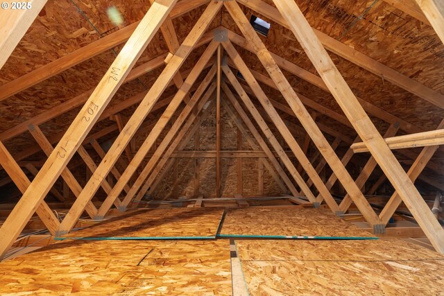 1046 SE Olive Way, Estacada, OR 97023 - view of unfinished attic