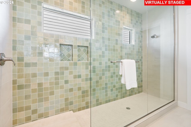 5133 N Benton Dr, Camas, WA 98607 - bathroom with tiled shower