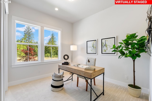 5133 N Benton Dr, Camas, WA 98607 - office space with baseboards and recessed lighting