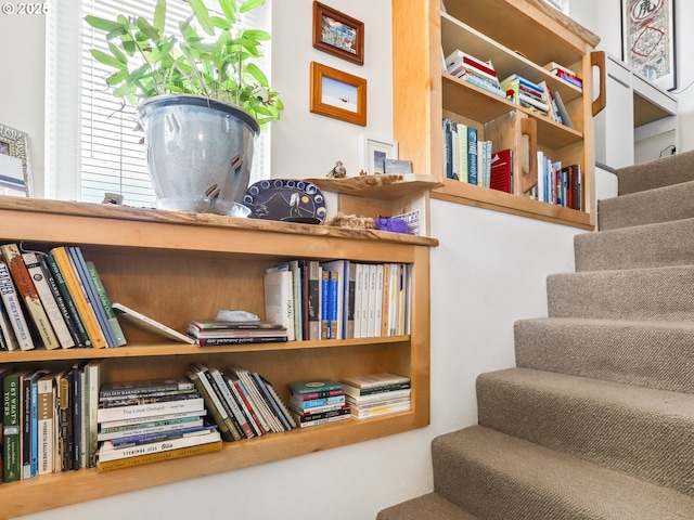 view of stairs