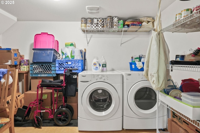 4475 N Trenton St Unit 101, Portland, OR 97203 - laundry area with separate washer and dryer