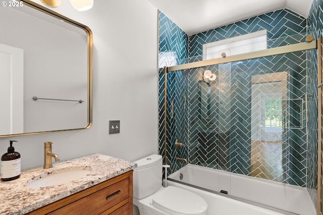 7505 SE 22nd Ave, Portland, OR 97202 - full bath featuring plenty of natural light, vanity, and combined bath / shower with glass door