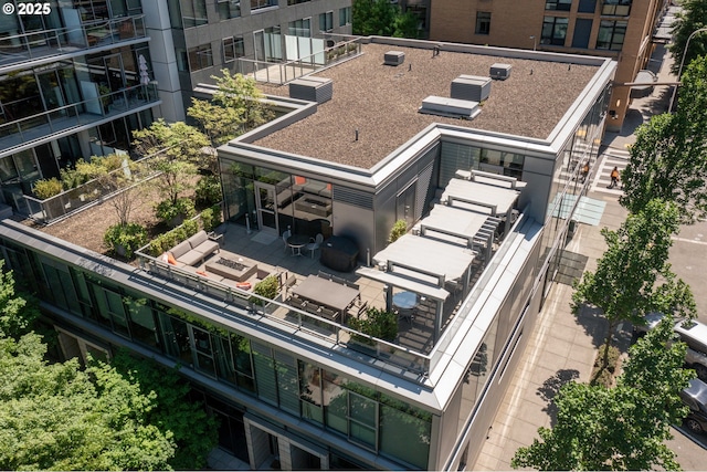 1221 SW 10th Ave Unit 410, Portland, OR 97205 - view from above of property