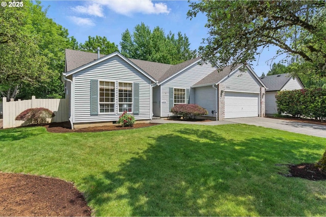 16902 SE 27th St, Vancouver, WA 98683 - single story home featuring concrete driveway, an attached garage, and a shingled roof