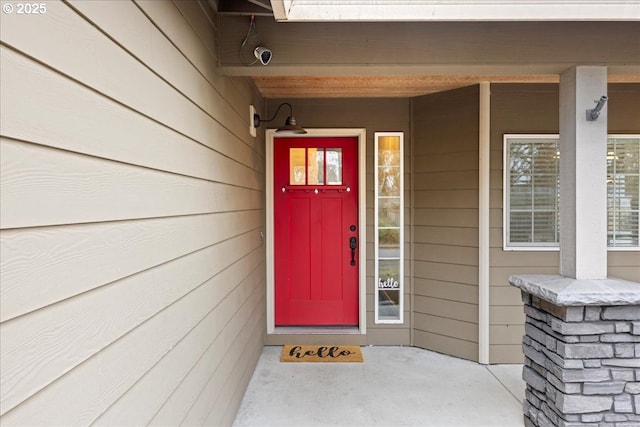 view of entrance to property