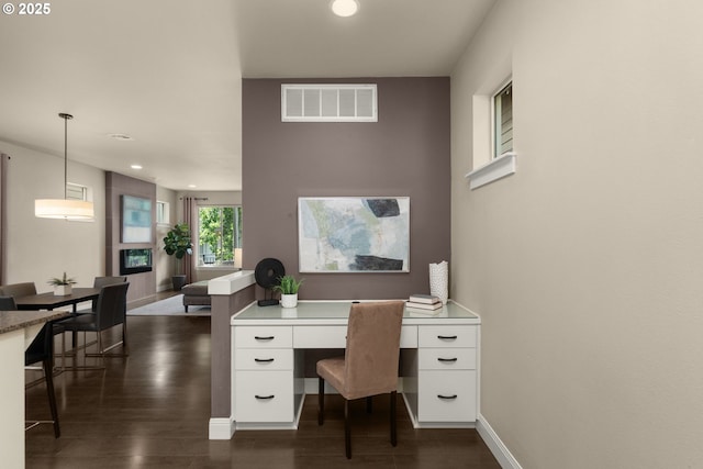 14152 SW Compass Dr, Beaverton, OR 97005 - office space featuring recessed lighting and dark wood-style floors