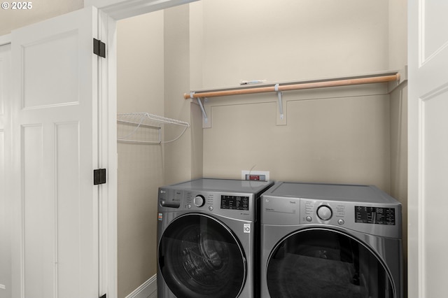 14152 SW Compass Dr, Beaverton, OR 97005 - washroom featuring independent washer and dryer