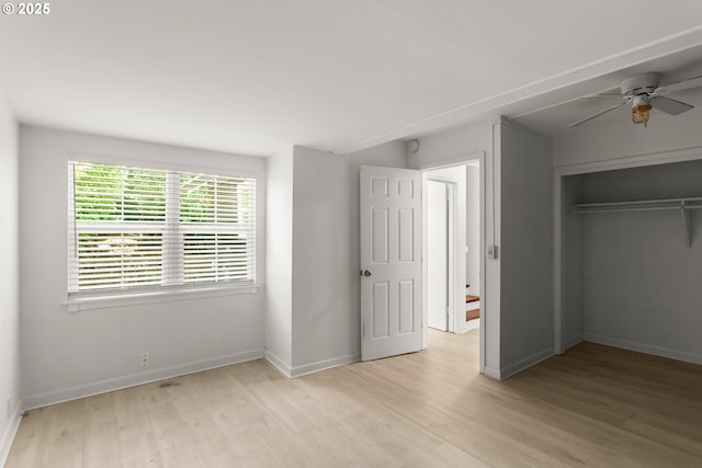 11744 SW 61st Ave, Portland, OR 97219 - unfurnished bedroom featuring light wood-type flooring and a closet