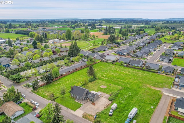 bird's eye view featuring a residential view