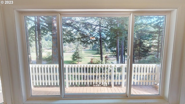 doorway to outside featuring a wealth of natural light