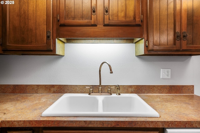 kitchen featuring a sink
