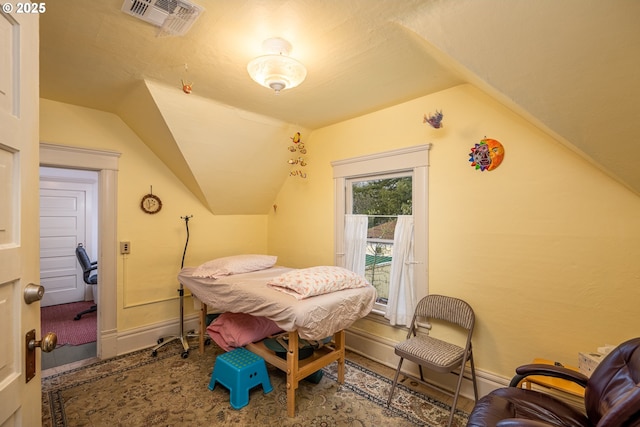1034 Lawrence St, Eugene, OR 97401 - bedroom with vaulted ceiling and access to outside