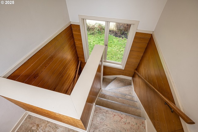 1034 Lawrence St, Eugene, OR 97401 - stairs with wood walls