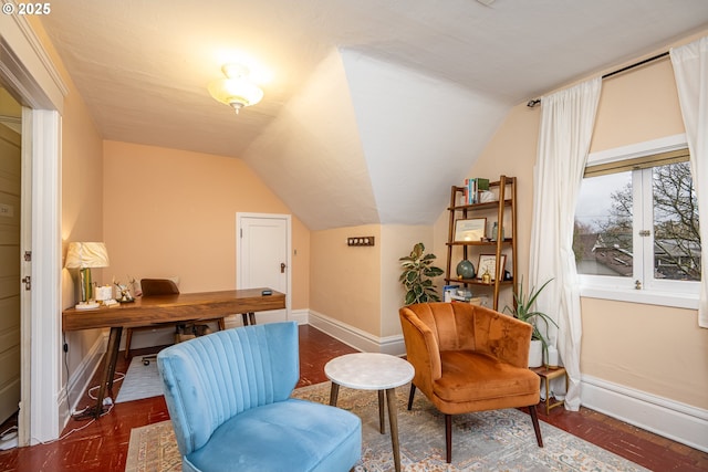 1034 Lawrence St, Eugene, OR 97401 - office space with baseboards and vaulted ceiling