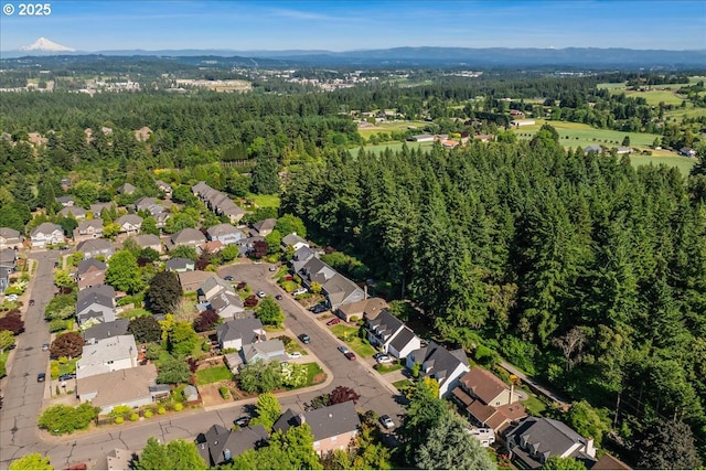 14940 SW Michael Ct, Sherwood, OR 97140 - aerial view of property's location featuring nearby suburban area and a heavily wooded area