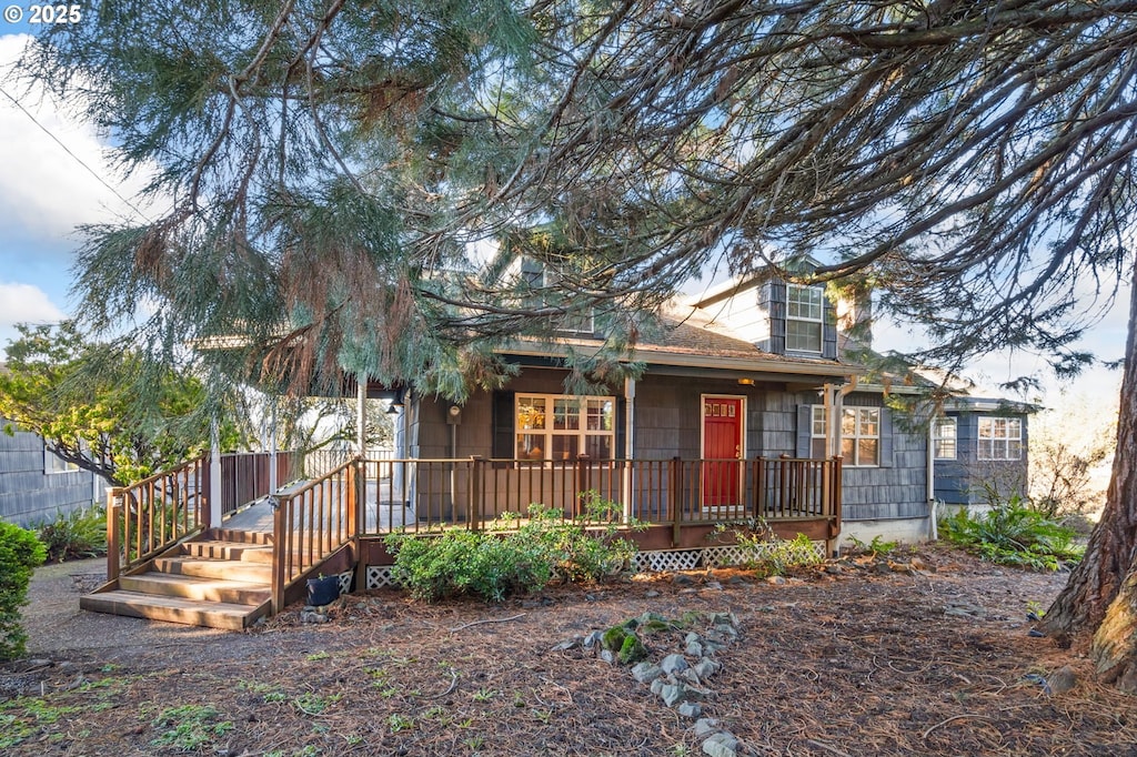 view of front of home