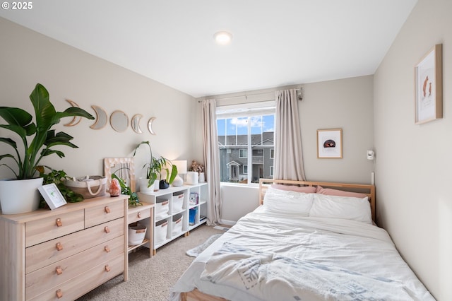 bedroom with carpet flooring