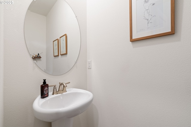 bathroom with a sink