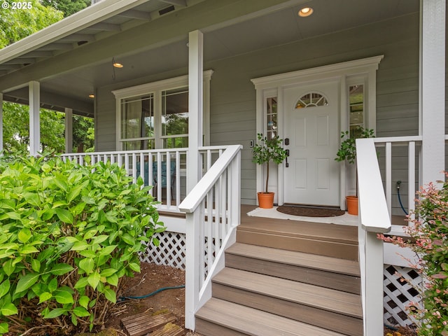 17717 NE 26th St, Vancouver, WA 98684 - entrance to property with a porch