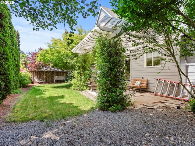 17717 NE 26th St, Vancouver, WA 98684 - view of grassy yard featuring a patio