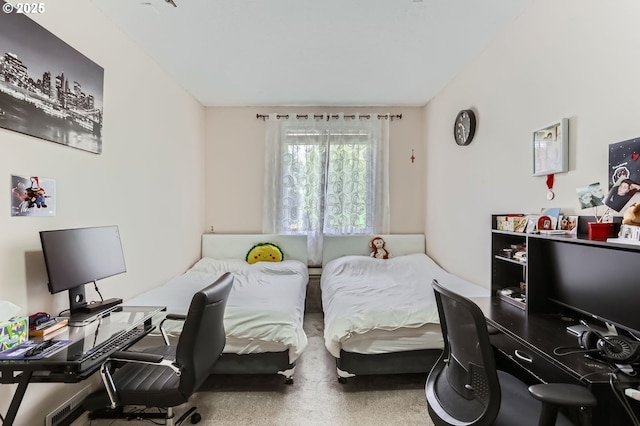 17180 NW Joscelyn St, Beaverton, OR 97006 - bedroom with a desk and speckled floor