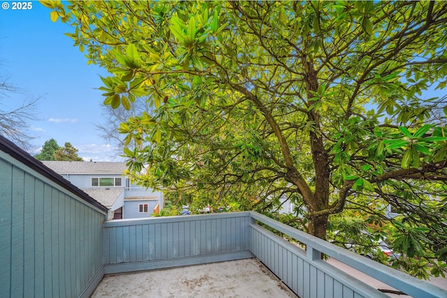 view of patio / terrace featuring a balcony