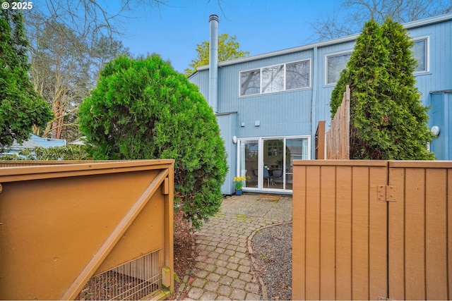 view of rear view of property