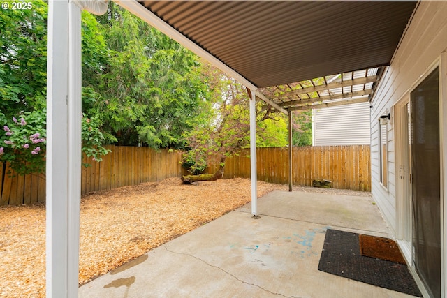 17474 SW Sarala St, Beaverton, OR 97007 - view of patio / terrace featuring a fenced backyard