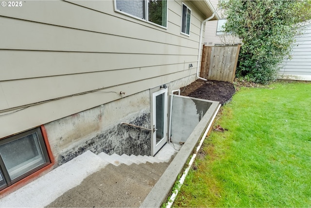 1917 SE 51st Ave, Portland, OR 97215 - entry to storm shelter featuring a lawn and fence
