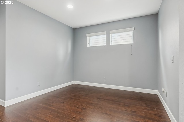 1073 Goff Rd, Forest Grove, OR 97116 - unfurnished room featuring baseboards and dark wood-style flooring