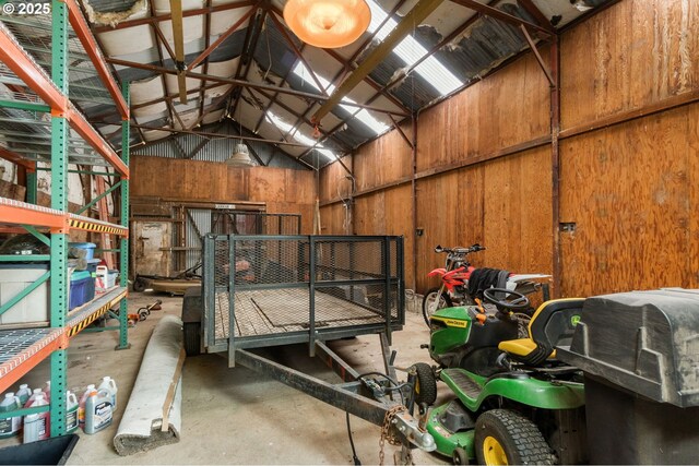 storage with a garage