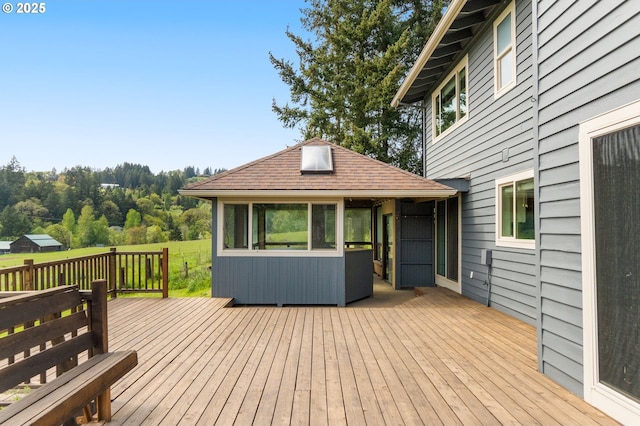view of deck